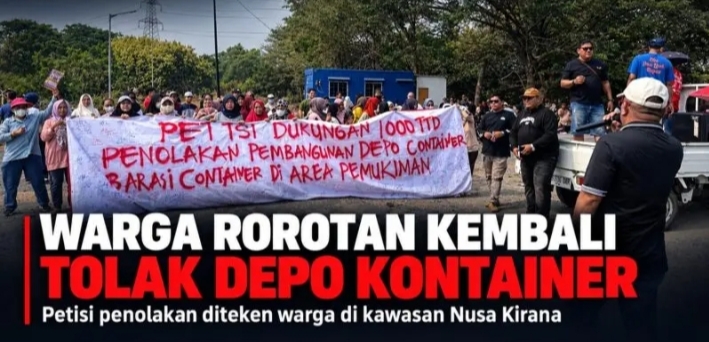 Warga Nusa Kirana Tolak Rencana Pembangunan Depo Kontainer di Rorotan